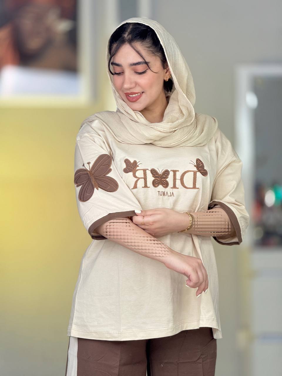 ست استین پروانه رنگی کد 42749