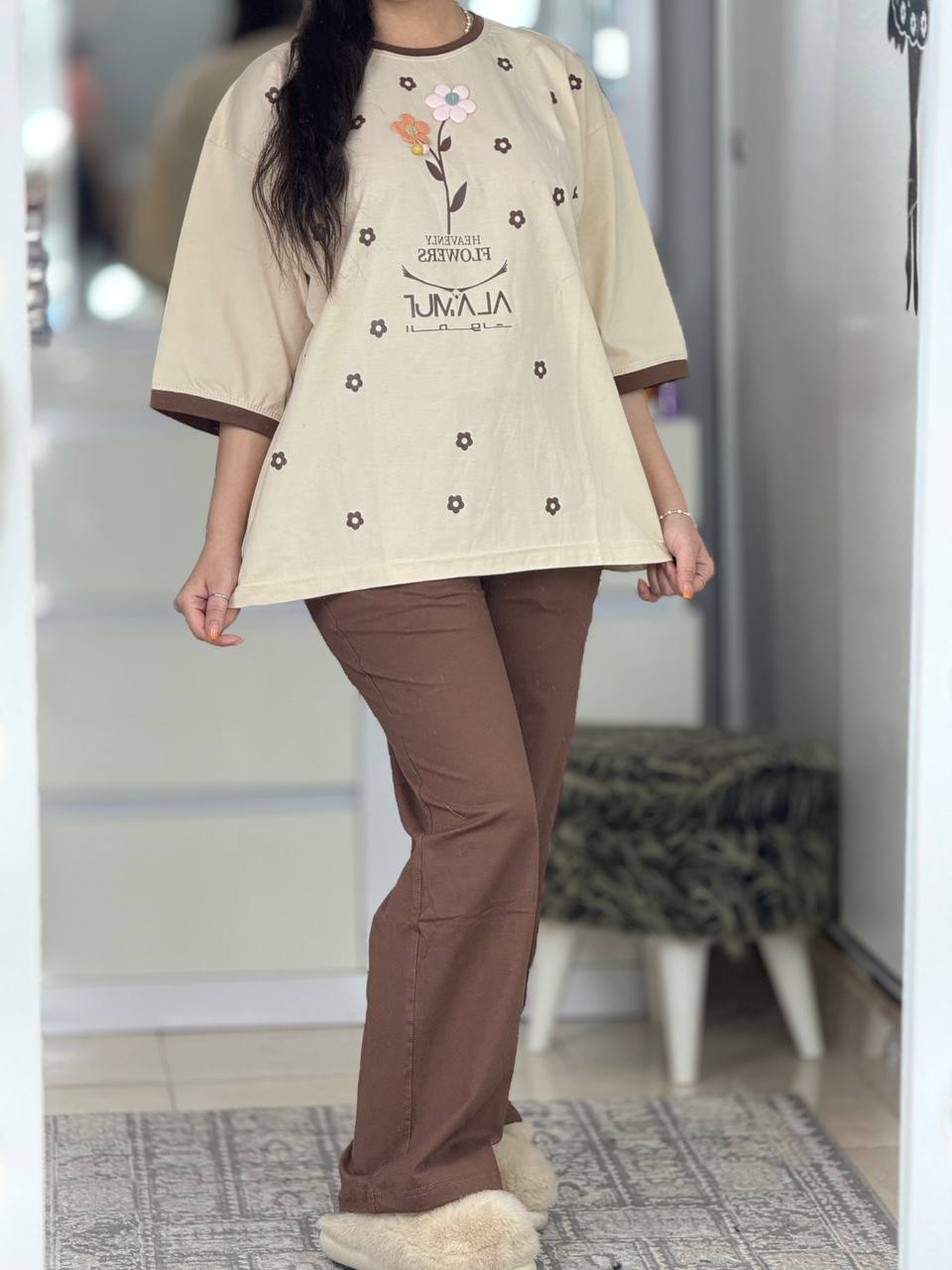 ست بگی گل برجسته کد 6276