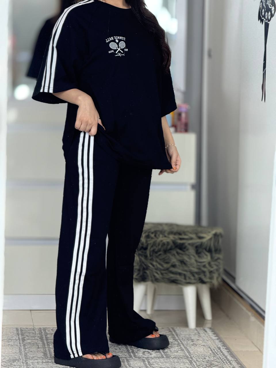 ست بگی تنیس مشکی کد 6400