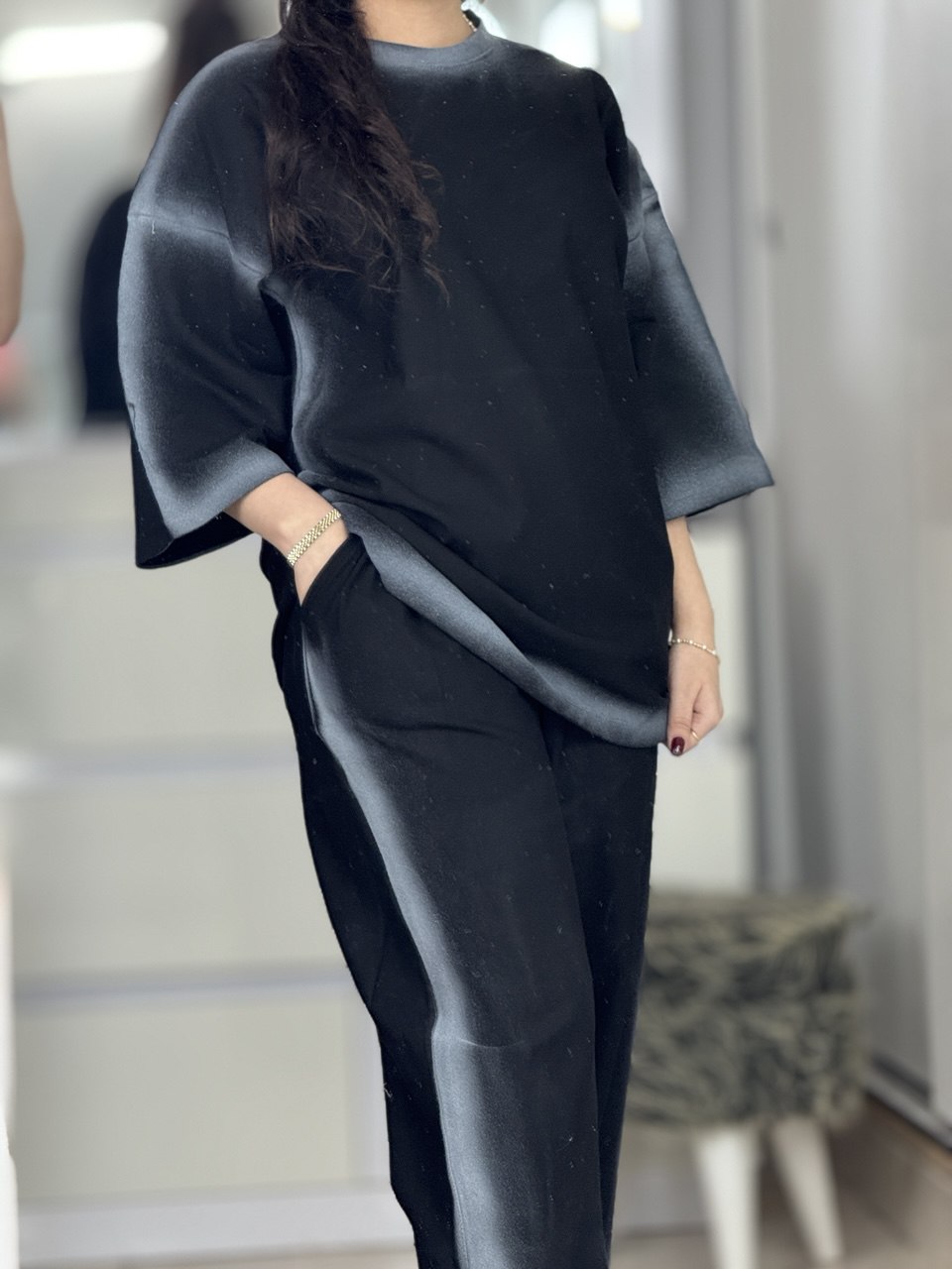 ست بگی پیسوله مشکی کد 6369