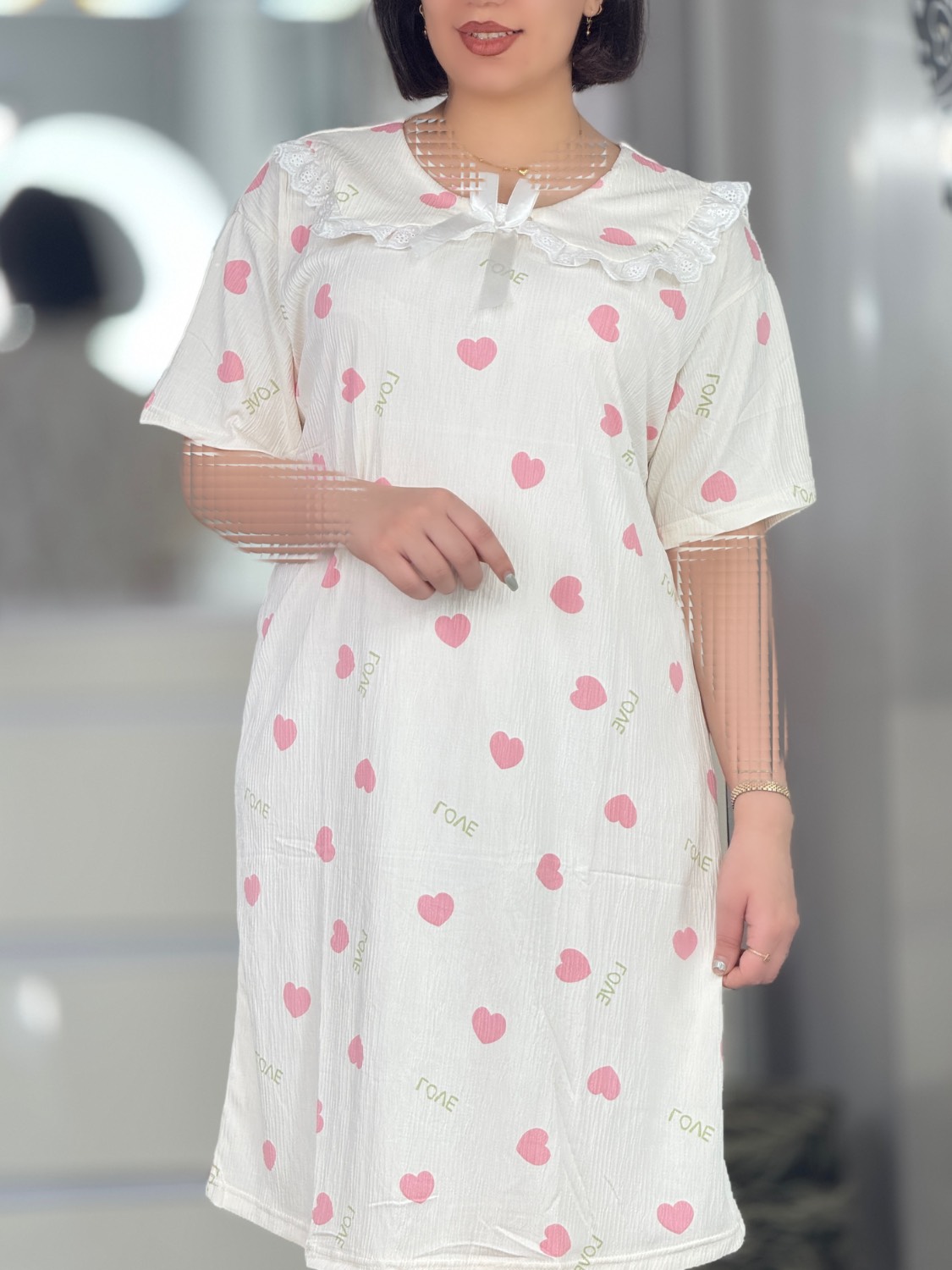 پیراهن وارداتی موسلین کد 42523