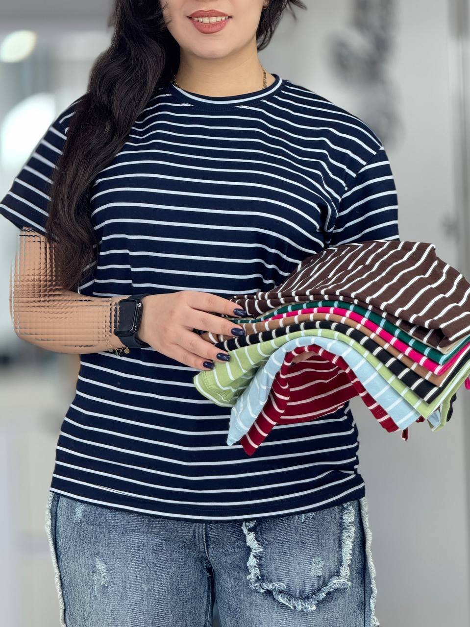 تیشرت راه راه کد 33425