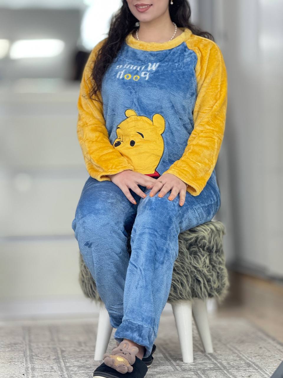 ست حوله ای پو ابی زرد کد 6153