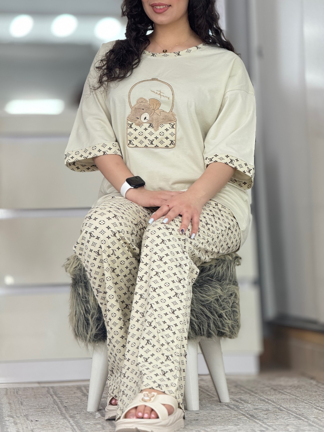 ست بگی خرس و سبد شیری کد 6039