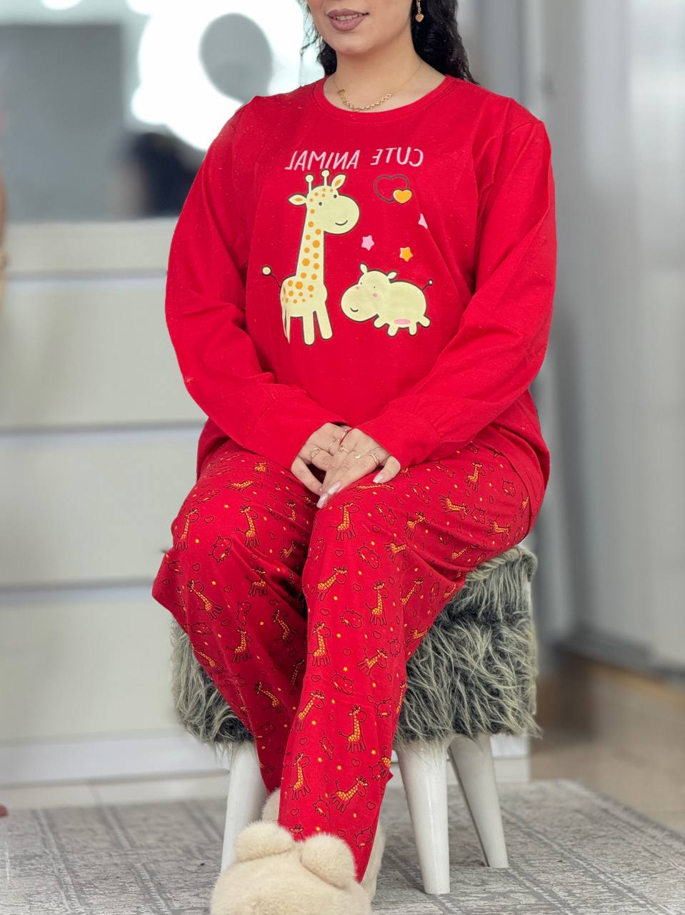 ست استین بلند زرافه کد 6516