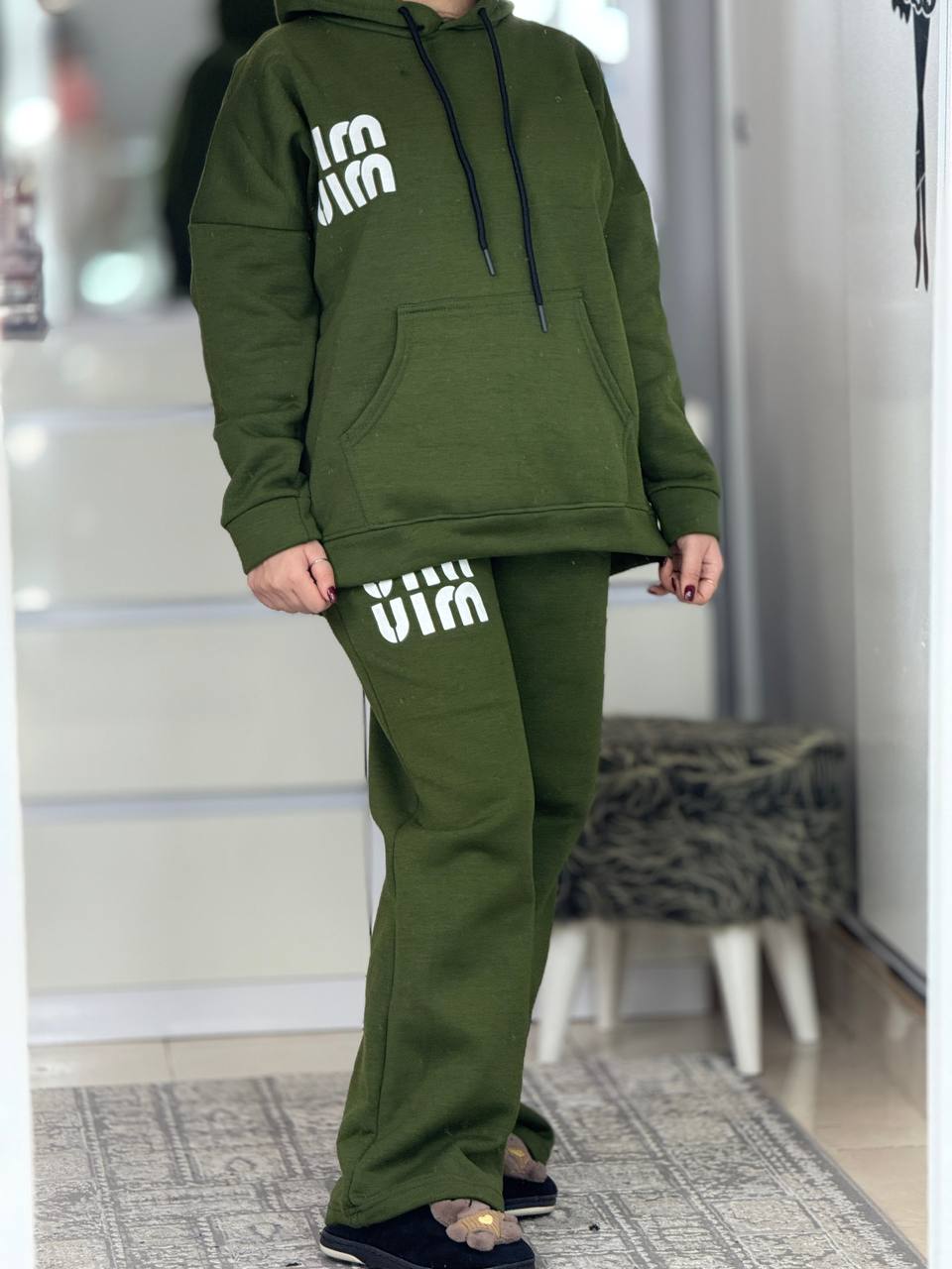 ست هودی شلوار میو میو کد6313