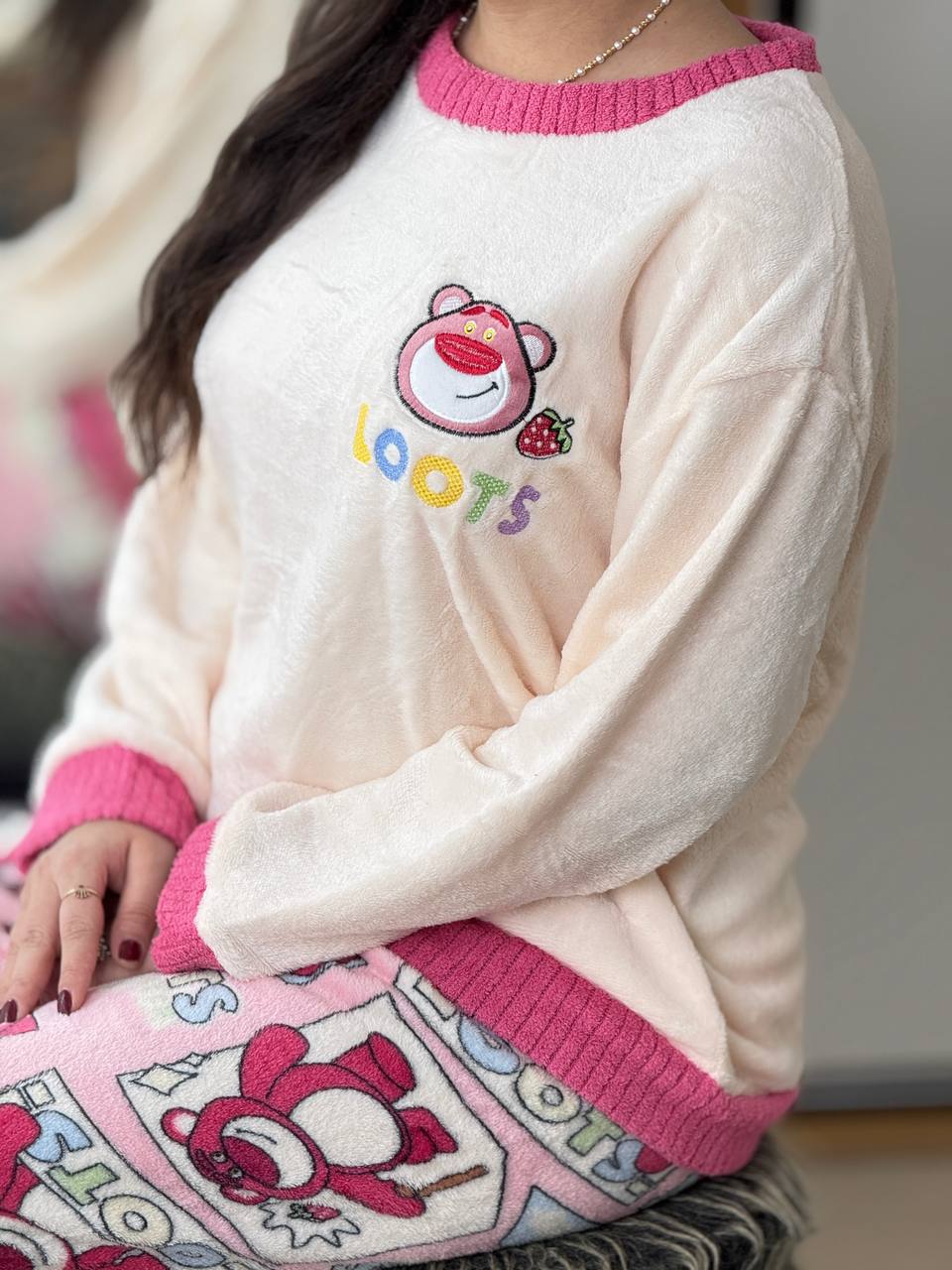 ست حوله ای خرس نوارسرخابی کد 6365