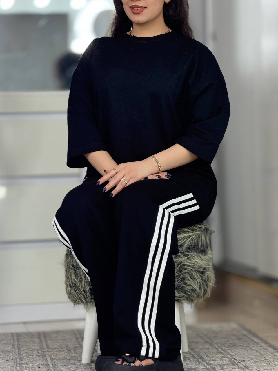 ست بگی سه خط مشکی کد 33546