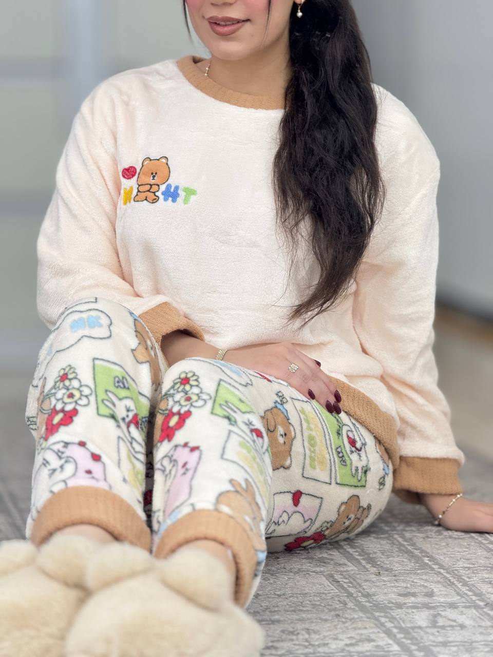 ست حوله ای خرس قهوه ای کد6376