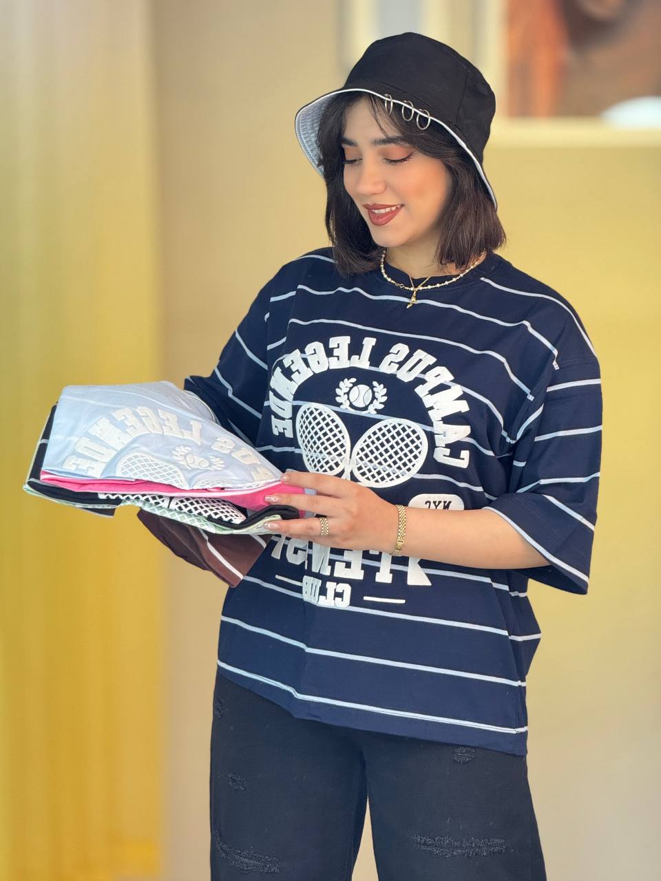 تیشرت راه راه تنیس کد 29365