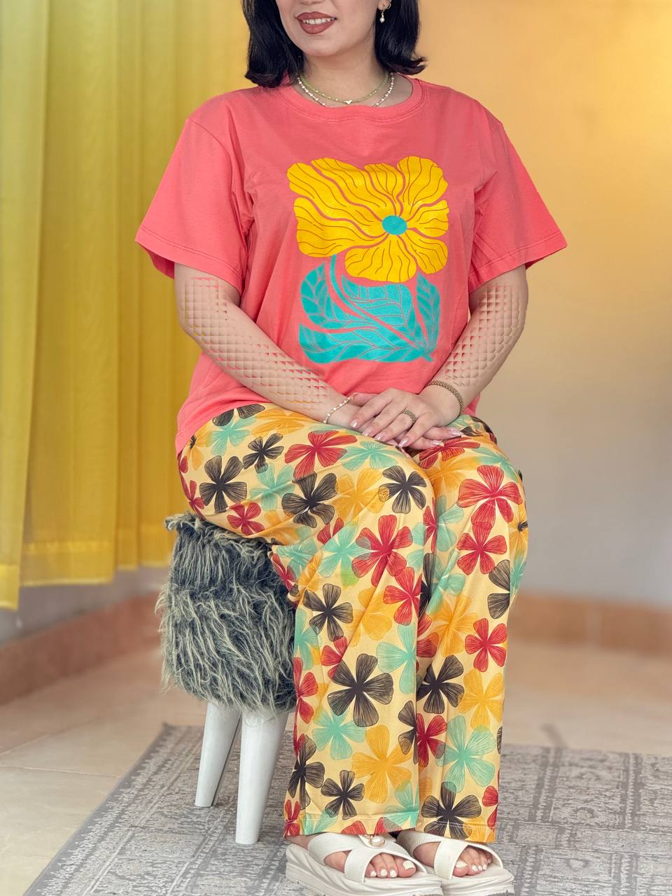 ست فانتزی شلوار بوگاتی کد 29384