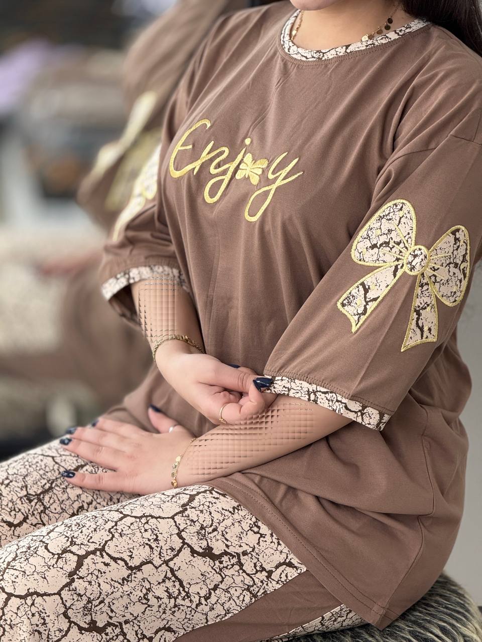 ست استین پاپیون رعد و برقی کد 6570