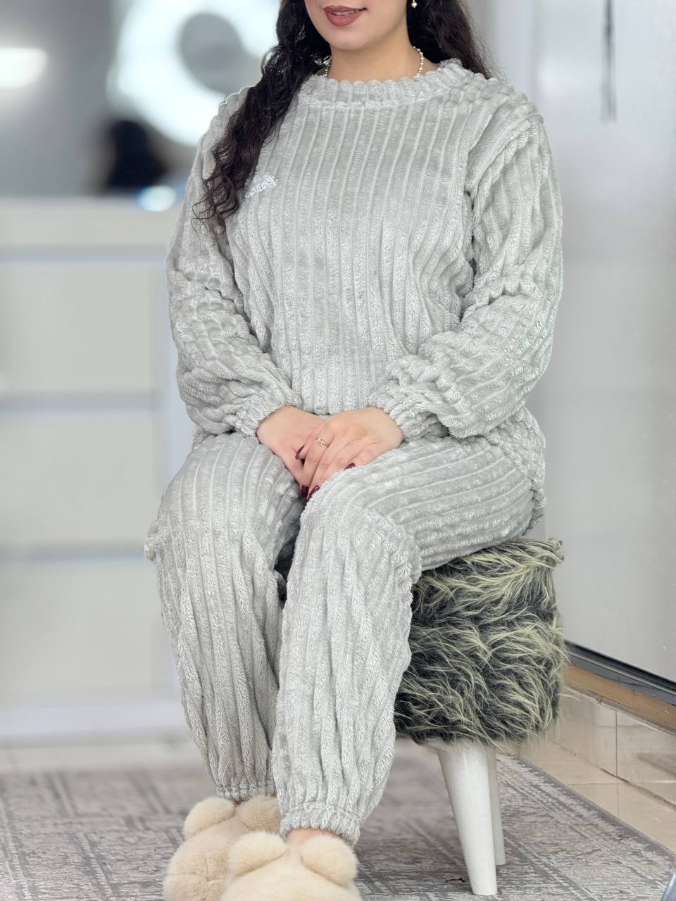 ست حوله ای میله ای ساده کد 6327