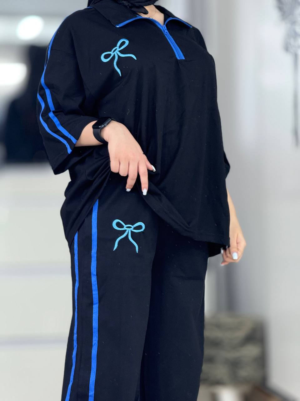 ست نیم زیپ پاپیون کد 6100