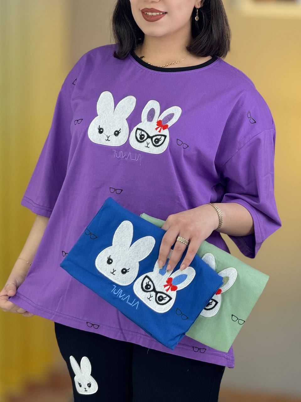 ست بگی خرگوش عینکی کد 5968
