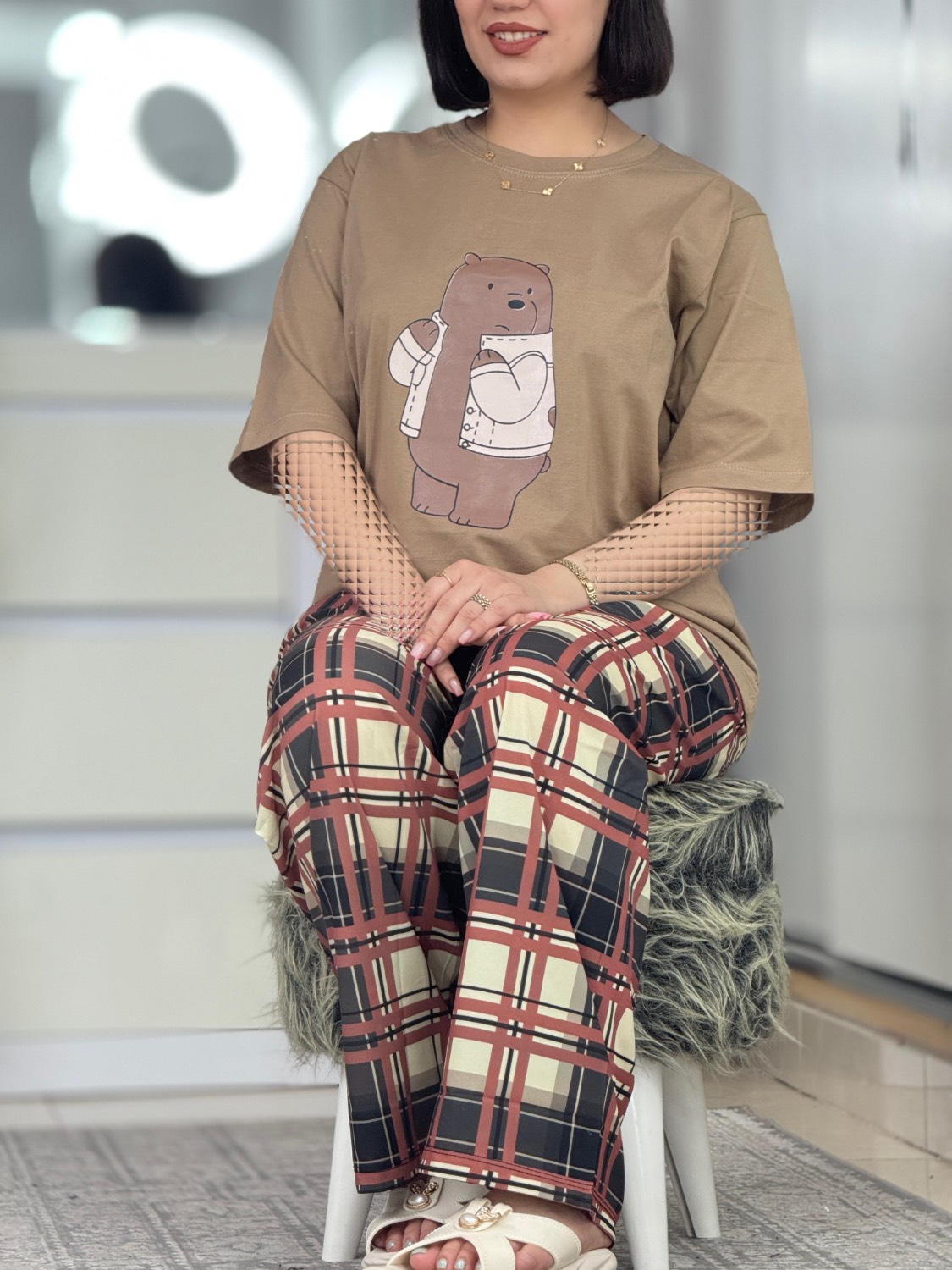 ست فانتزی شلوار بوگاتی کد 42578