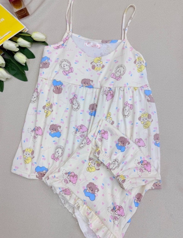 ست وارداتی تاپ شورتک گربه کد 33613