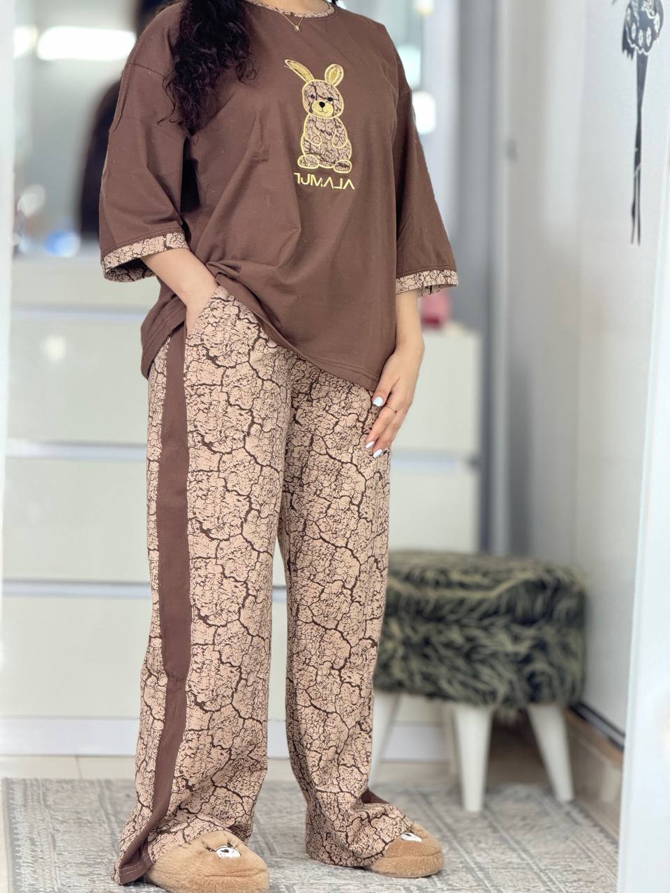 ست بگی خرگوش بغل نوار کد 6058