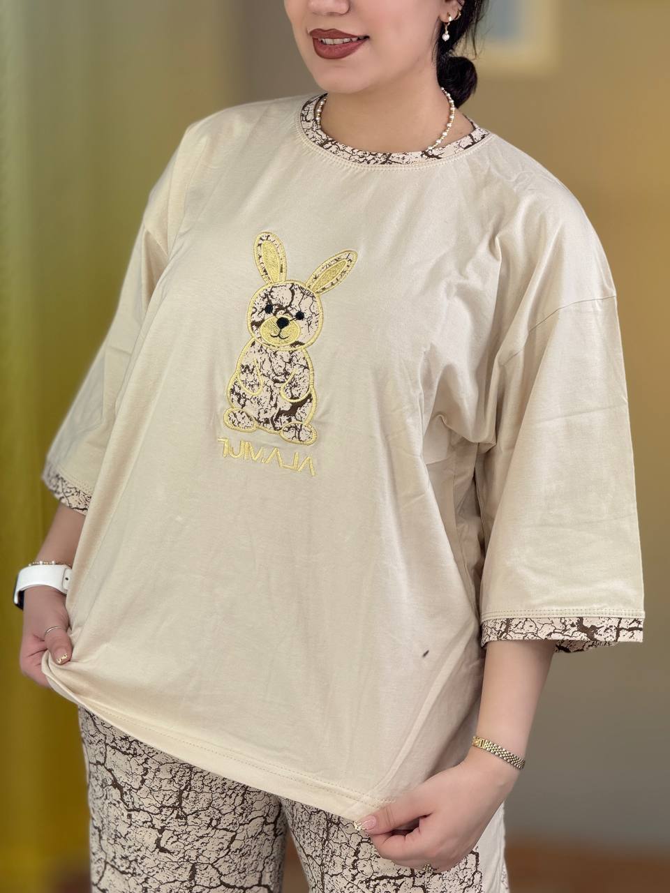 ست بگی خرگوش بغل نوار کرم کد 29523
