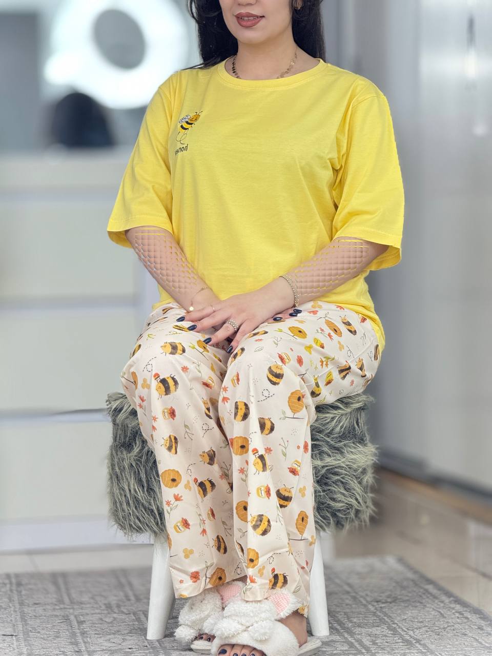 ست فانتزی شلوار بوگاتی کد 6571