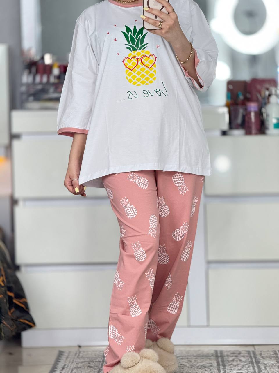 ست دو تیکه - ست اناناس کد 5888 ست اناناس کد 5888-1