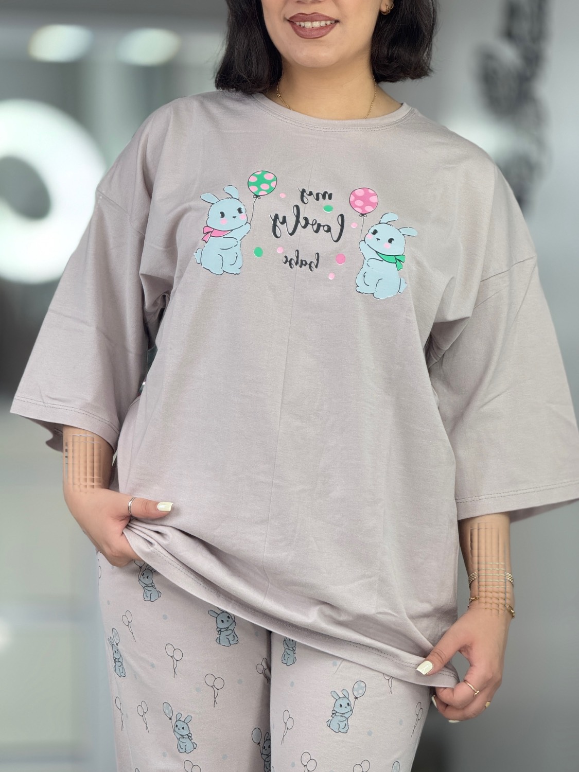 ست لانگ شلوار خرگوش کد 42708