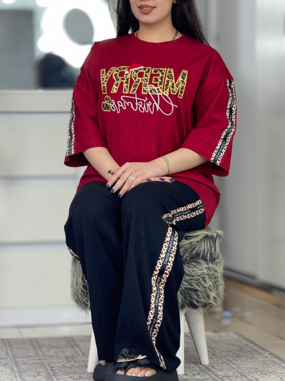 ست پلنگی کریسمس کد 33525