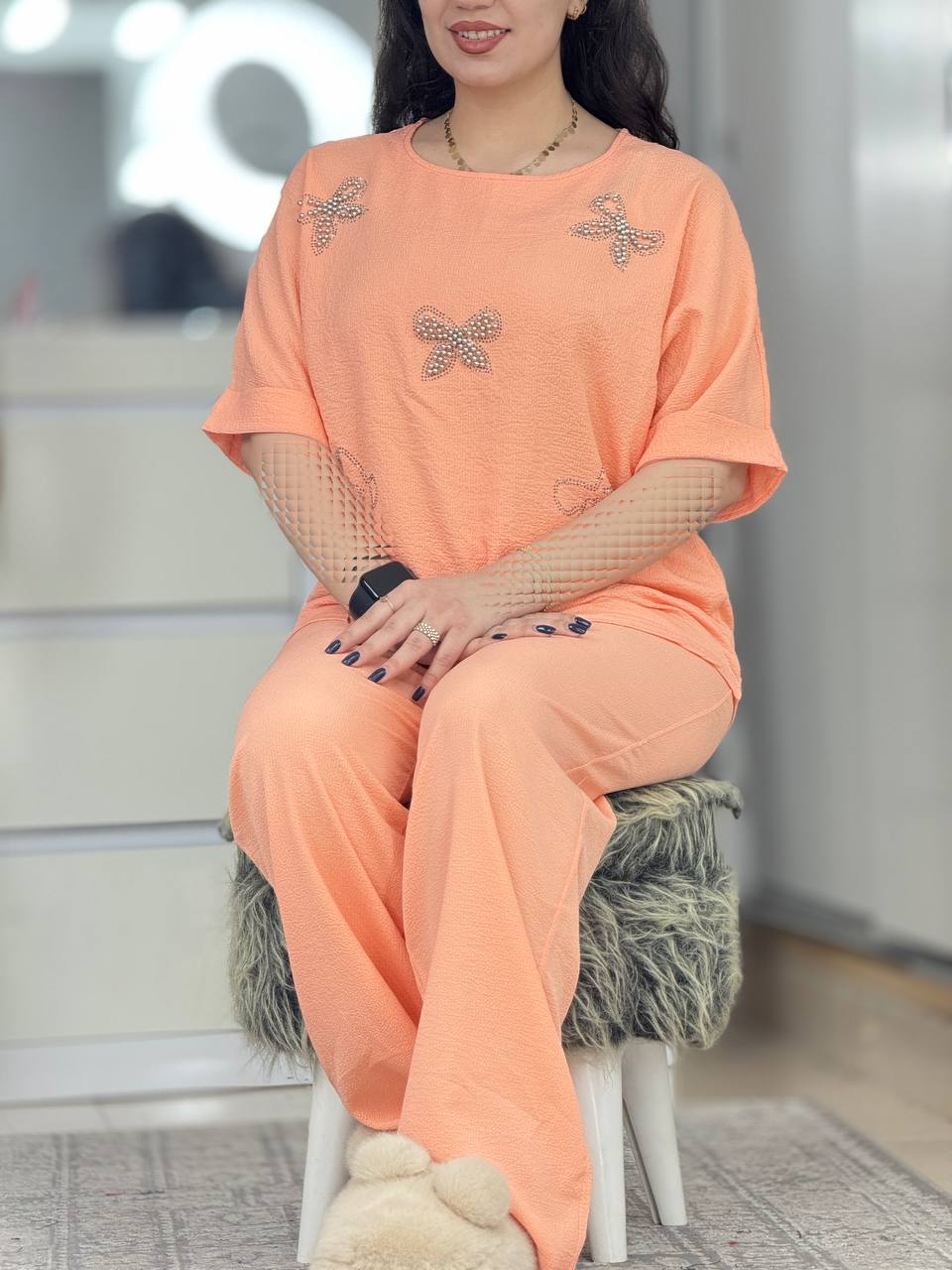 ست نگینی پاپیون کد 33427