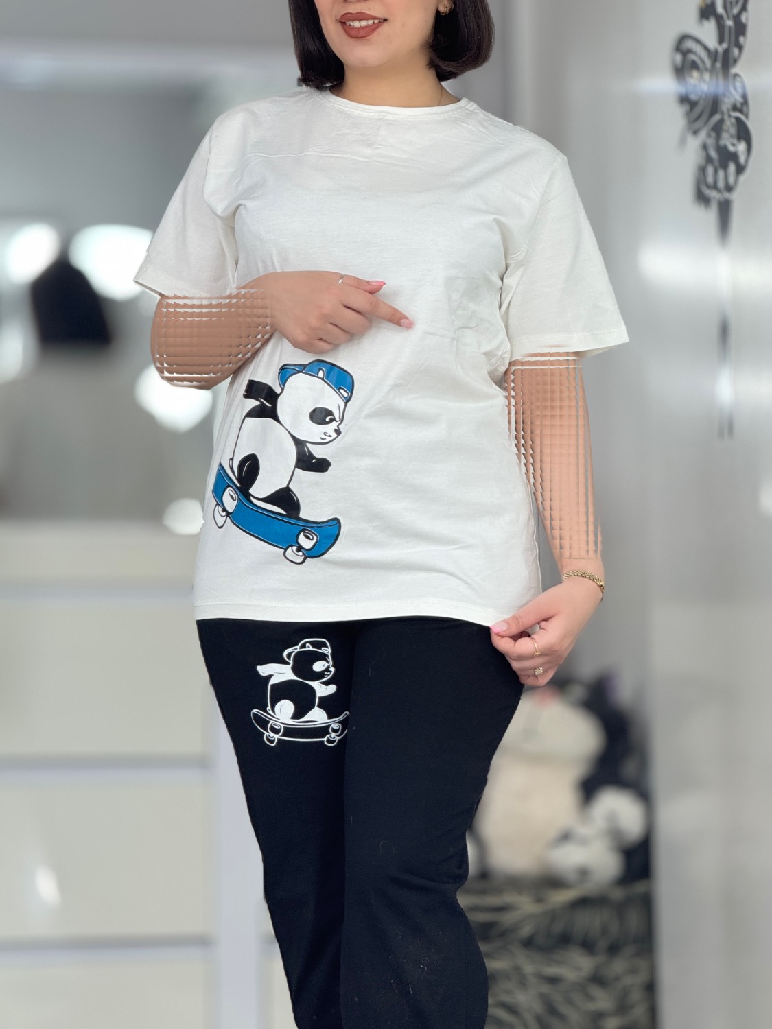 تیشرت شلوارک عروسکی کد 76160