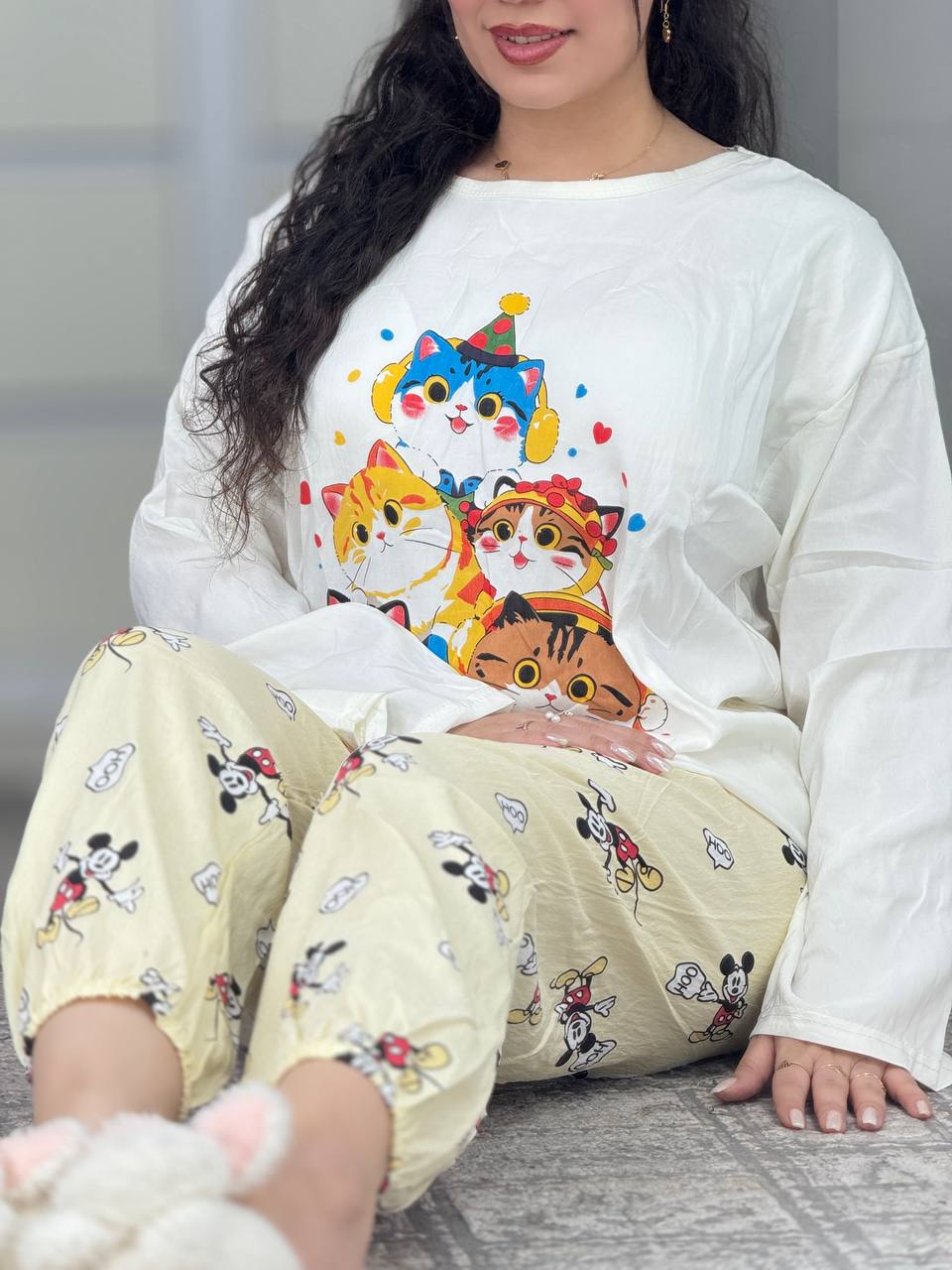 ست وارداتی گربه و میکی موس کد 6476