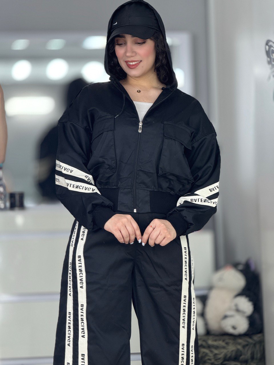 ست سوییشرت شلوار کتان زارا کد 6444