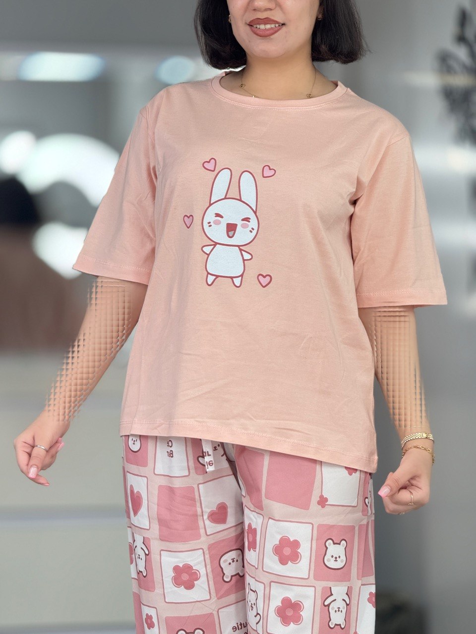 ست فانتزی شلوار بوگاتی خرگوش کد 42729