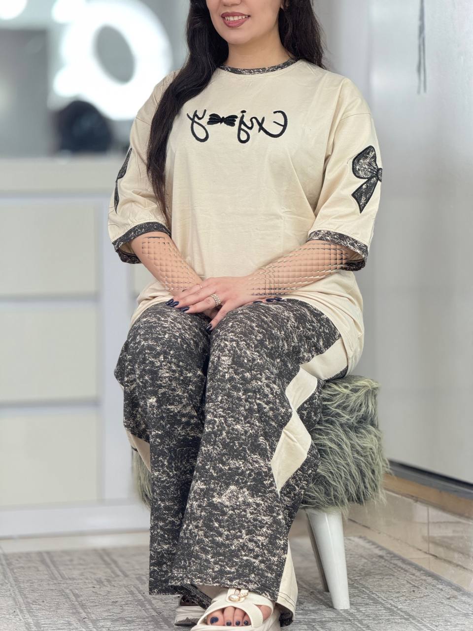 ست استین پاپیون ابروبادی کد 6589