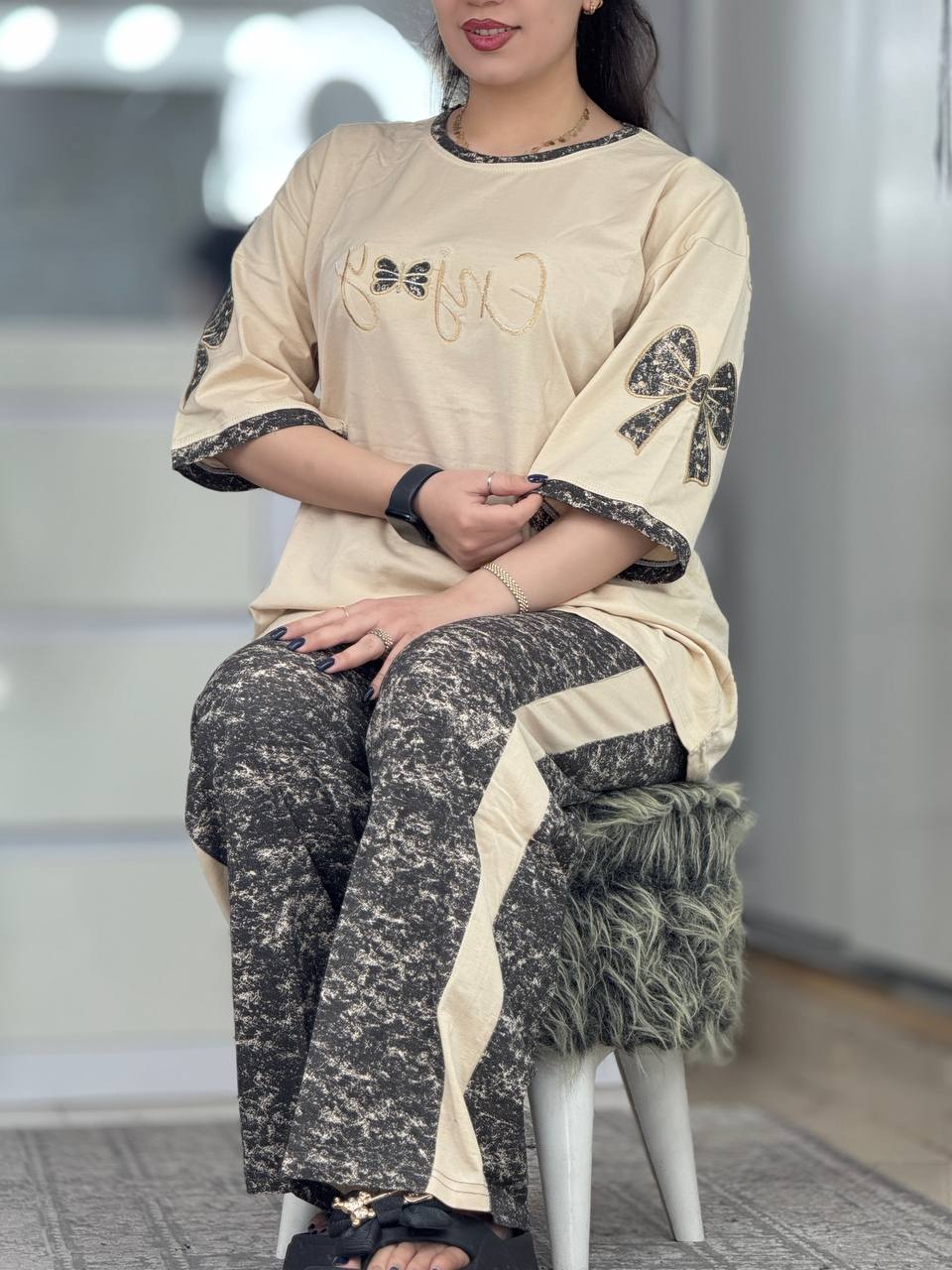 ست استین پاپیون ابروبادی کد 6589