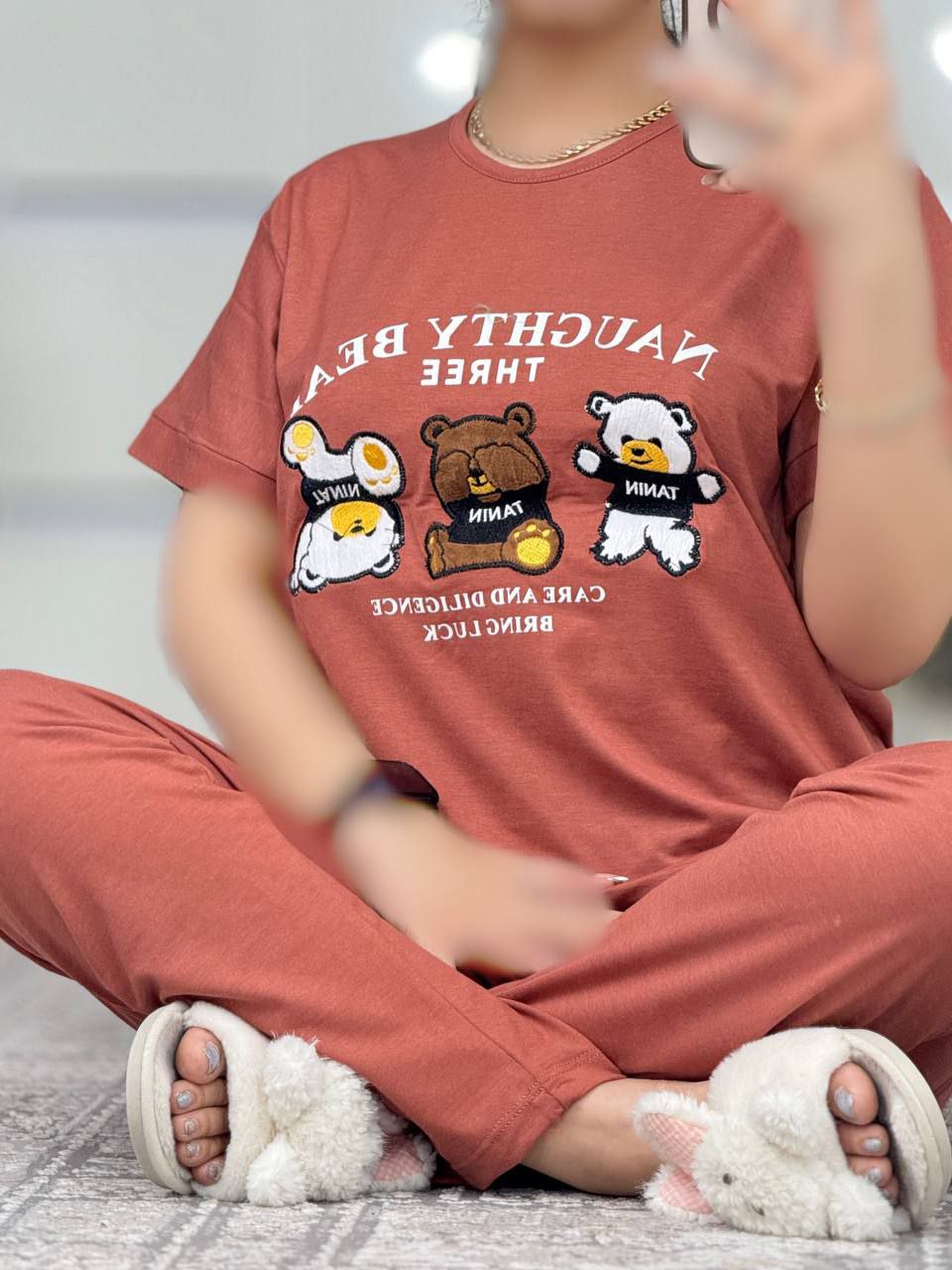 ست ویسکوز خرس شیطون 5801