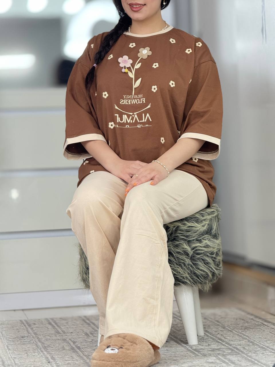ست بگی گل برجسته کد 6140