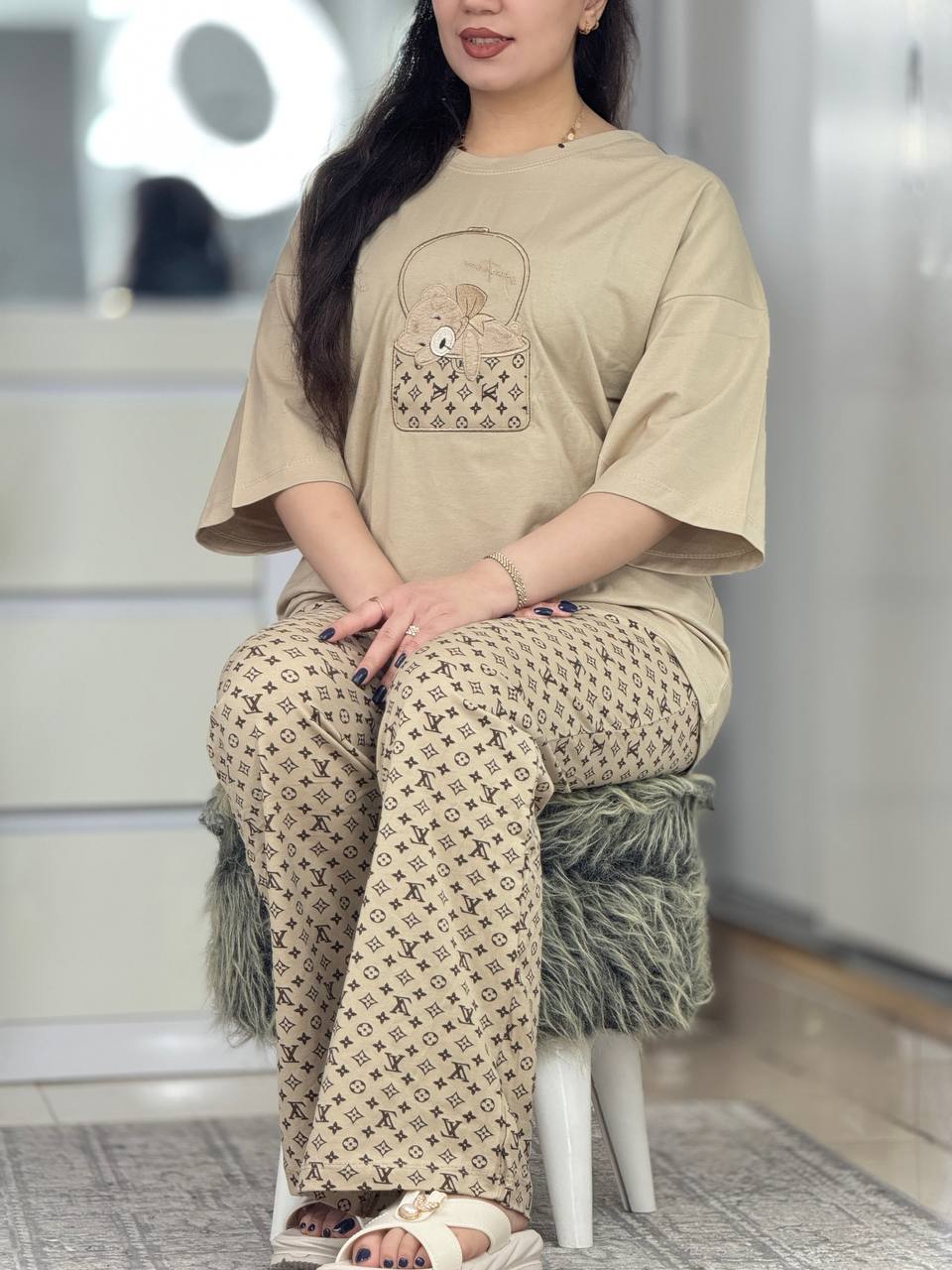 ست ال وی خرس و سبد کد 6578