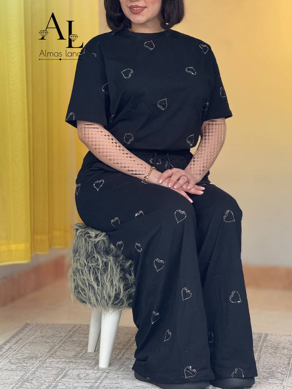 ست قلب نگینی کد 29289