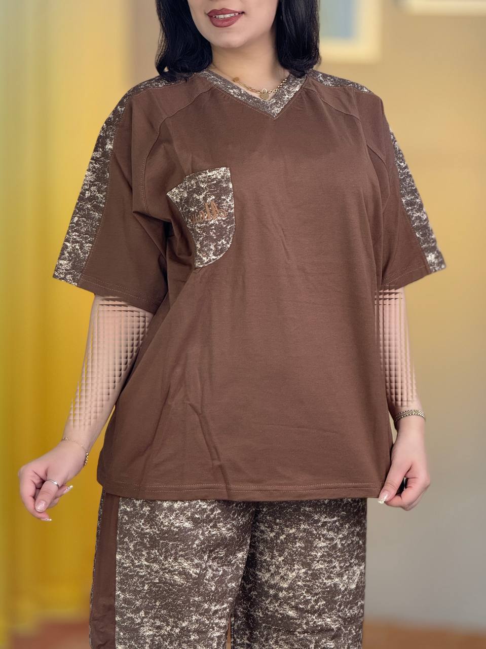 ست قواره دار یقه هفت کد 29416