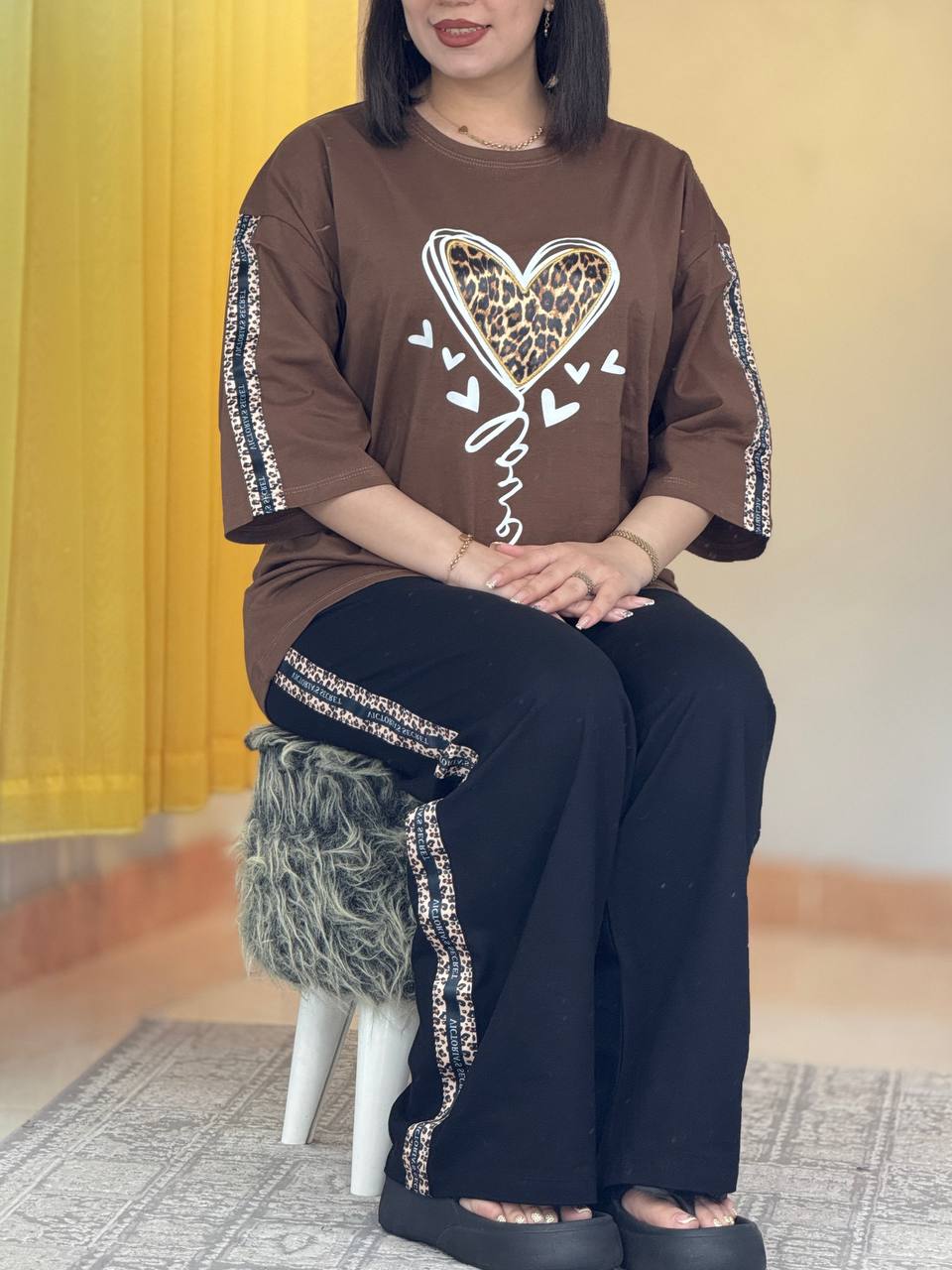 ست قلب پلنگی کد 6552