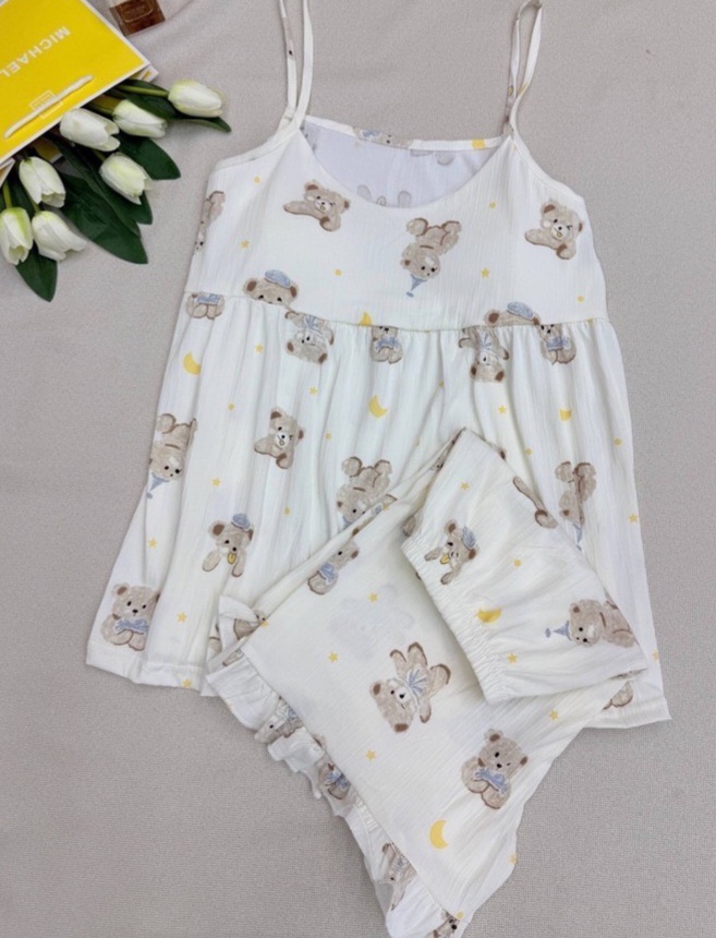 ست وارداتی تاپ شورتک سگ پاپیونی کد 33616