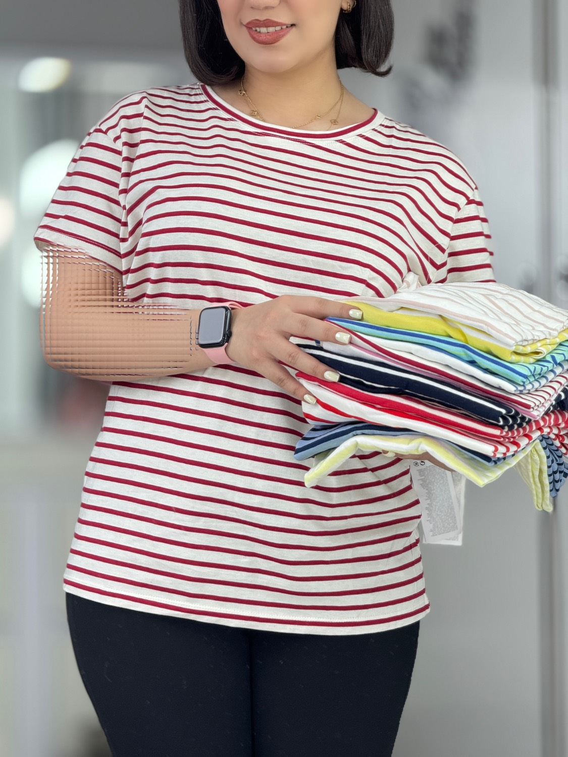 تیشرت وارداتی راه راه کد 42659