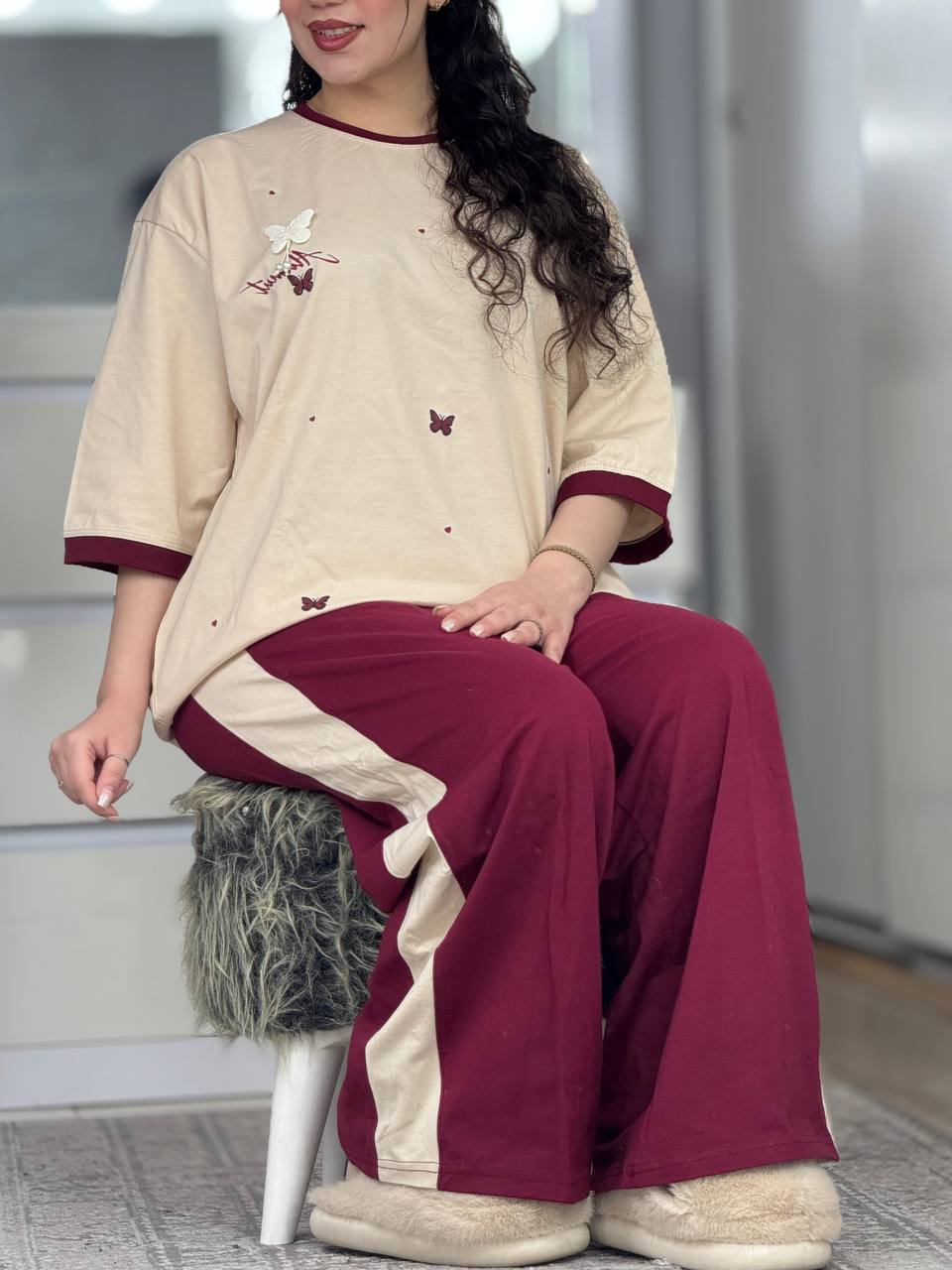 ست قواره دار پروانه برجسته کد 6557